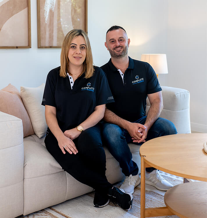Lissy and Fouad, the husband-and-wife team behind Complete Homes on the Gold Coast